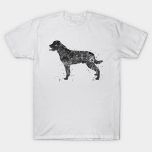 Rottweiler dog black and white T-Shirt